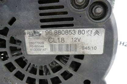 Alternator 2.0 2.2 HDI Citroën Peugeot 180A CL18 9688085380